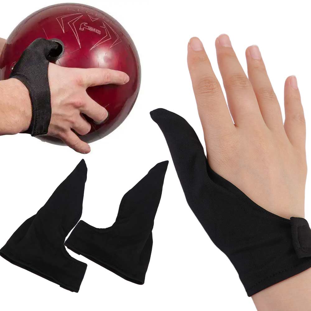 Adjustable Bowling Gloves Anti-slipping Bowling Protective Gloves Bowling Thumb Glove Unisex
