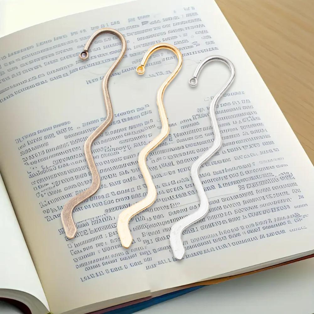 10PCS Wave Shape Bookmarks Retro Exquisite Bookmarks for Student Reading Durable Accessories Bookmarks Teacher Supplies