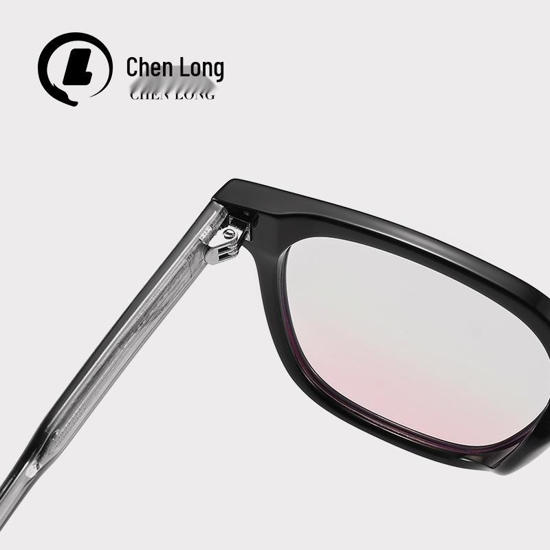 Blush GM Women's Eyeglass Frames Kub2116 - No Makeup Plano Anti-Blue Light Men's Transparent Black Frame