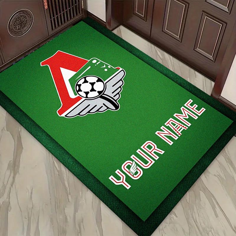 Name Custom FC Lokomotiv Moscow Carpet Rug for Living Room Bedroom Home Sofa Decoration,Kids play Non-slip Floor Mat
