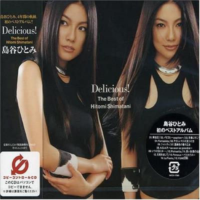 CD HITOMI SHIMATANI - Delicioso! -O Melhor de Hitomi Shim AVCD17368 Avex Trax 2003 Japão Obi Pop/Rock Japonês