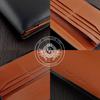 United Homme Bi-fold Long Wallet, Black, Horsehide Cordovan and Cowhide, UH-16861