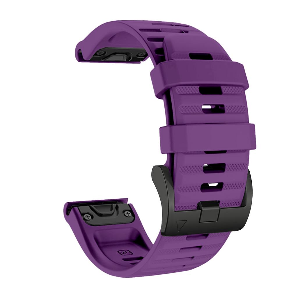 26/22mm Soft Silicone Strap for Garmin Fenix 8/Tactix 8/Enduro3 2/Fenix E 7X 6X Quick Fit Bracelet Wristband Garmin Fenxi E 47mm