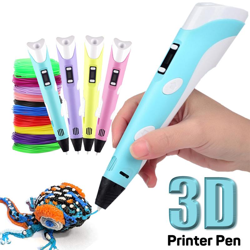 3d Pen Printing Childrens Hobbies Educational Toys Digital Intelligent Display
