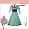 The Ribbon Hero Sapphire Cosplay Dress With Polyester Fabric For Anime Role Play