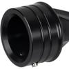 Black Spike Front Twisted Axle Nut Covers Axle Caps Compatible for Harley Touring Softail Dyna Street Glide Road King Road Glide