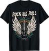 Rock and Roll Gitarre Vintage Rockmusik T-Shirt