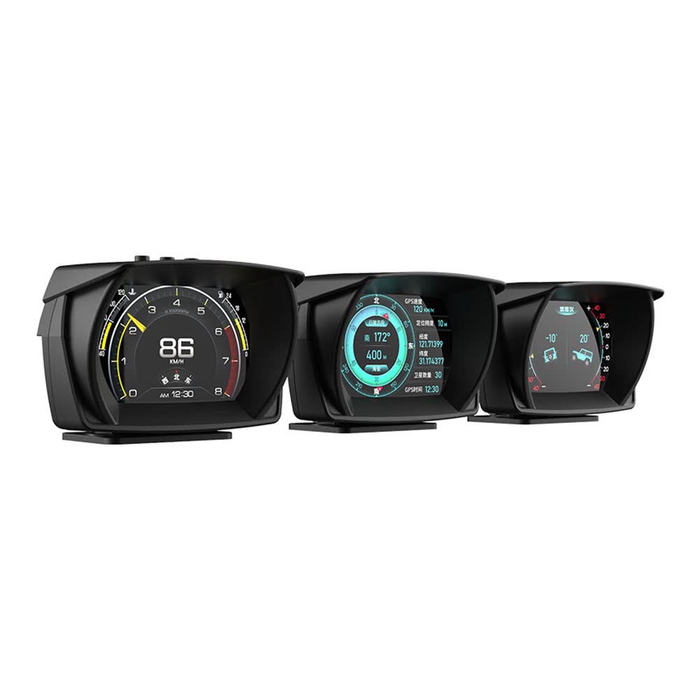 Vbestlife Car HUD Head Up Display Multifunctional OBD2 Smart Meter with OBDII Interface Car