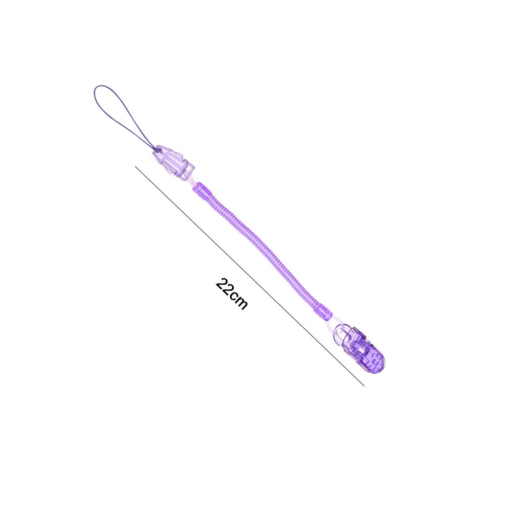 Baby Infant Toddler Dummy Pacifier Spring Soother Nipple Clip Chain Holder Strap Baby Chew Toy for Baby