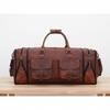 Reisetasche aus Leder, Weekender, große Sporttasche, Handgepäck für die Nacht