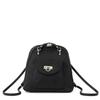 Gratante Cross Shoulder Nylon Mini Backpack for Women [Gratante] 2-way Abb-g0055 (Black)