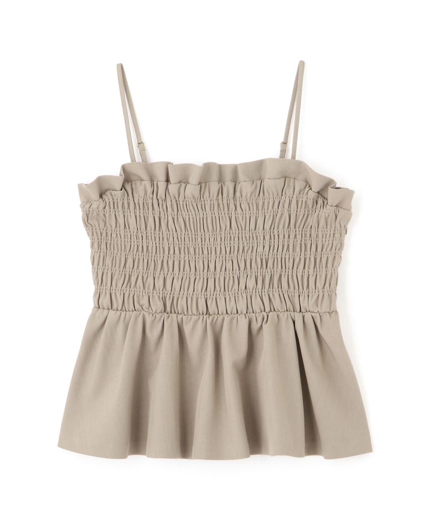 Proportion Body Dressing Shirred Beige Bustier, Women's,