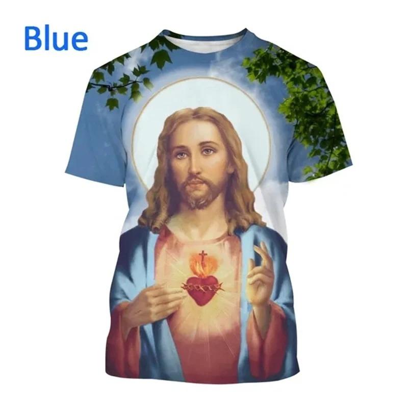 

Jesus Love Every Christian 3D Printing T-shirt Summer Fashion Jesus Pattern Men Women Hot Short Sleeve Casual Tshirt Ropa Hombre 6XL