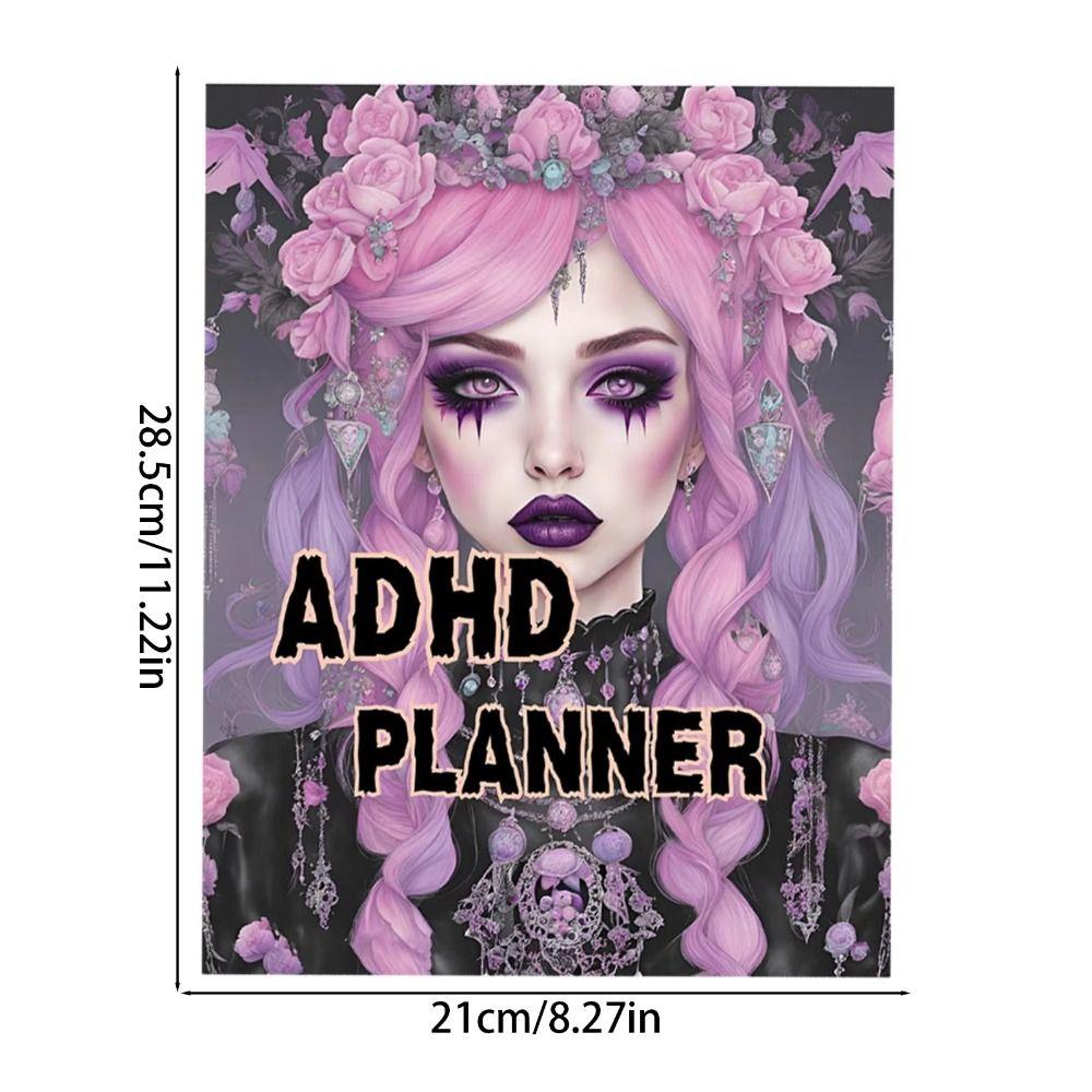 43 Page ADHD Notebook Helps Manage Plan Notebook Creative ADHD Planner  Office Supplies