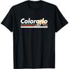 T-shirt Rétro Paysage Montagneux Colorado Outdoor