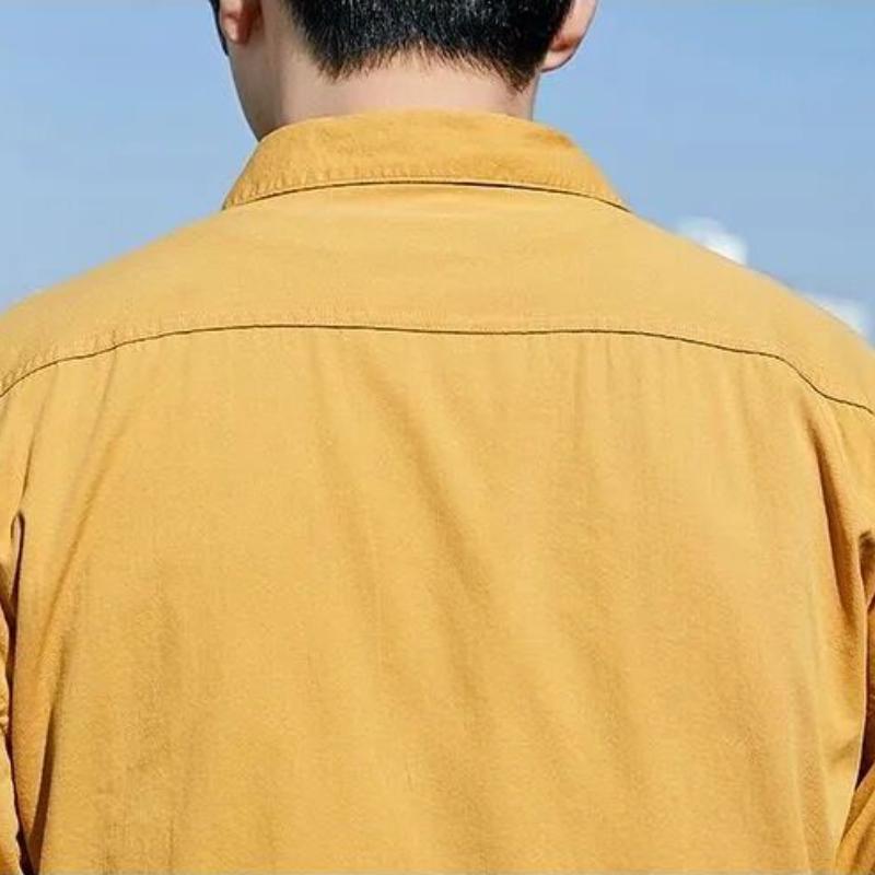 Shirts Men Handsome Fashion Streetwear Harajuku Korean Summer All-match Teens College Unisex Clothes