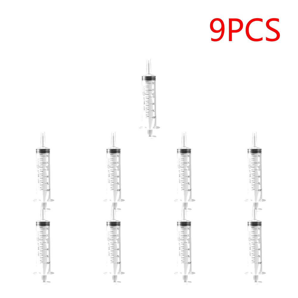 60ml Reusable Pump Glue Filling Enema Syringe Nutrient Sterile Health Without Needle Watering Refilling for Animal Food Feeding