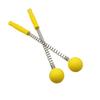 SinLoon Massager Ball Hammer Hammer Stick Manual Beat Golf Ball Massage Back Shoulder Massage Full Body Fatigue Pain Relief (2 Pack) (Yellow)