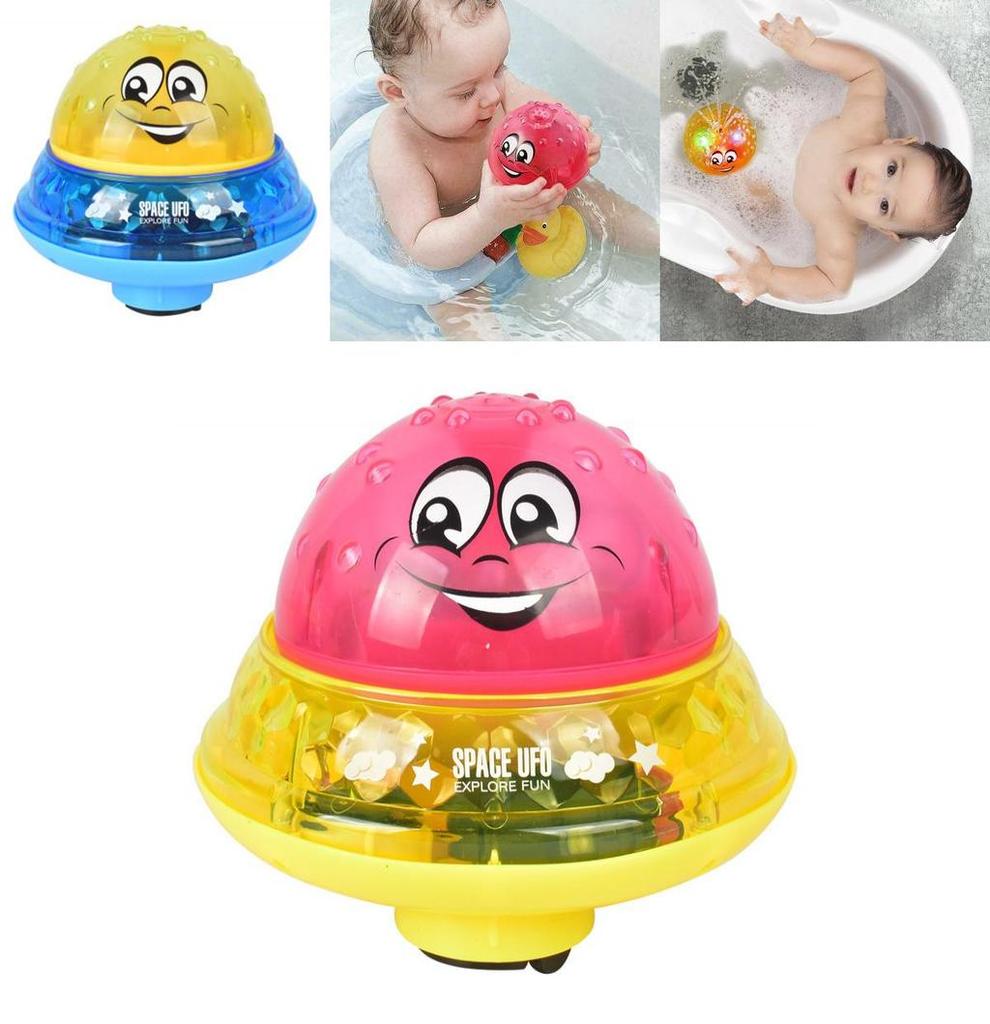 Adorable Electric Induction Spray Ball Bath Toy For Infants With Lovely Lights And Waterproof Features