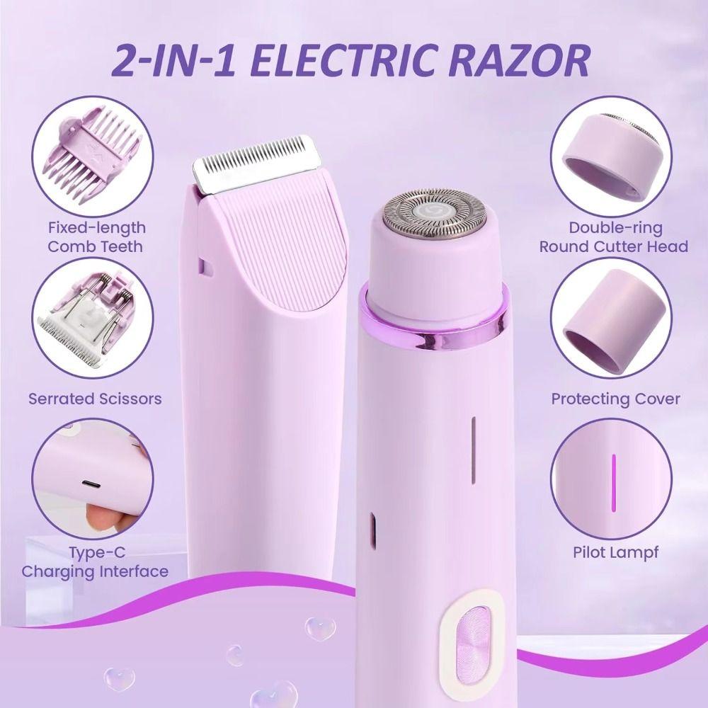 Waterproof Multi-function Epilator USB Rechargeable Women Hair Remover for 400mAh Underarm