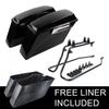 Motorcycle Saddle Bags Bag Conversion Brackets For Harley Softail Heritage Deluxe FXST 1984-2017