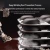 Kangbakh Deep Cast Iron Non-stick Wok & Frying Pan