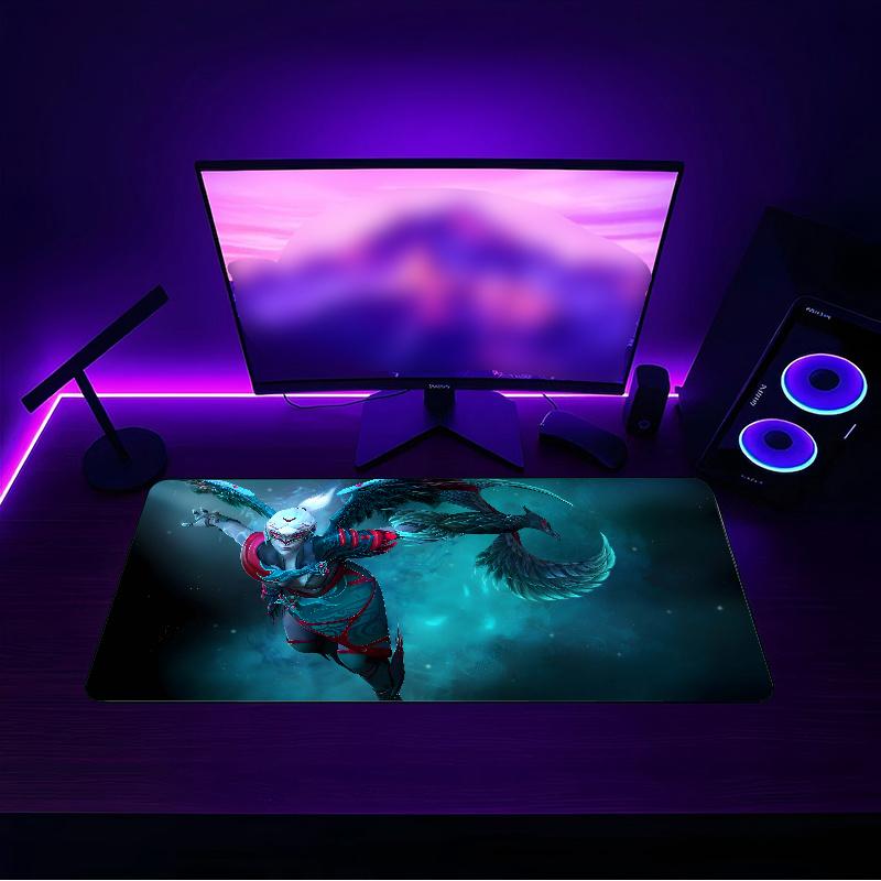DOTA 2 (40) Mouse pad with a non slip rubber base suitable for home offices and an ideal gift for gamers