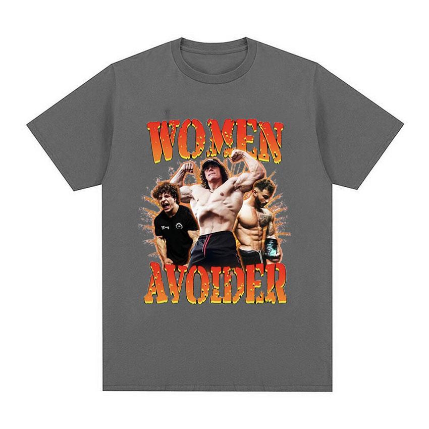 

2025 Summer Certified Men s Women Avoider Sam Sulek Tren Twins Funny Meme Gym Fitness Oversize 100% Pure Cotton Printed T-shirt XL