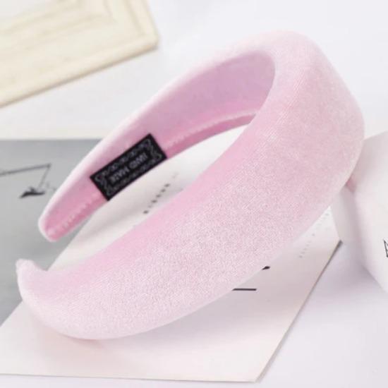 Thick Velvet Headband Hair Bands For Women Hair Accessories Plastic Padded Hairbands Retro Headwear Comfortable Head Hoop 4CM