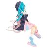 New In Stock Anime Figure Toys Cute Anime MIKU Sitting Position PVC Action Figurine Kawaii Cartoon Model Doll Birthday Gifts Kid