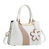 Stylish Color Block Handbag Trendy Crossbody Bag For Women High Capacity Chic Design