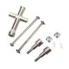 RC Car Rear Drive Shaft Replacement Steel Rear Axle Shaft for SCY 16101 16102 16103 16201 116 RC