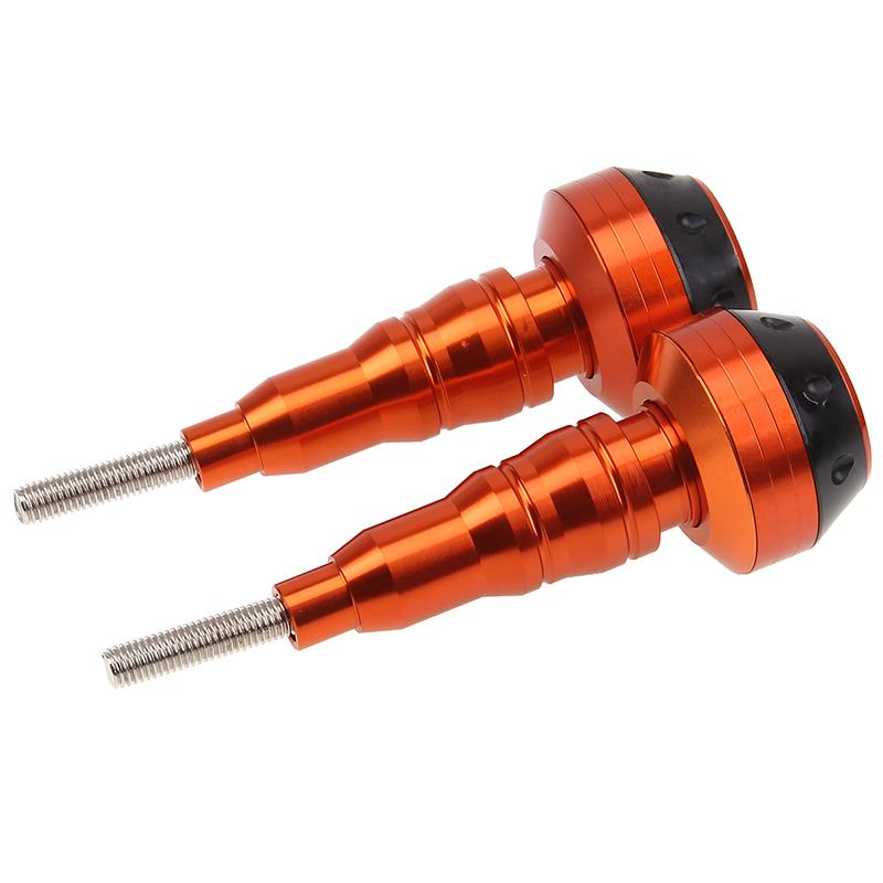 

10 мм универсальные слайдеры для рамы мотоцикла Motos Anti Crash Pad Anticaida для Suzuki GSR 750 Yamaha MT 09 Защита от падений оранжевый