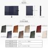 [BLUE SINCERE] B5 Genuine Leather Slim Notebook Cover, Holds 2 Books, Fits College Notebooks, Includes Pen Holder, Bookmark, and Card Slots / NC2 (Roy