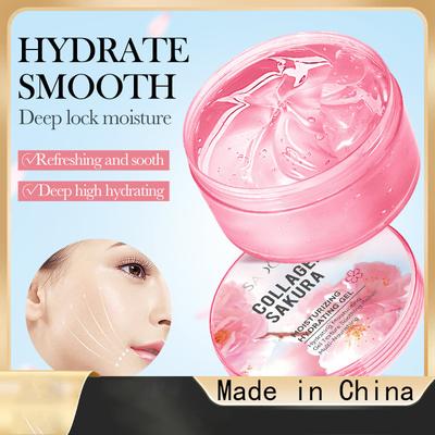 Gel idratante al collagene di fiori di ciliegio, crema riparatrice ringiovanente, crema antirughe anti-età, crema ringiovanente schiarente, gel essenziale