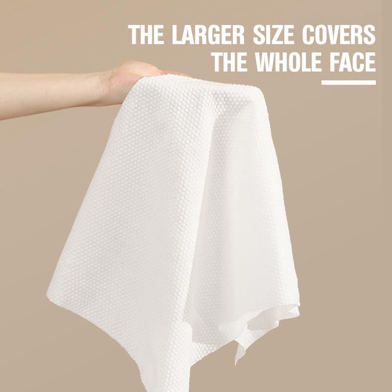 Thickened Disposable Compressed Face Towel for Travel - Large Granule Packaging Essential for Face Washing & Cleansing
