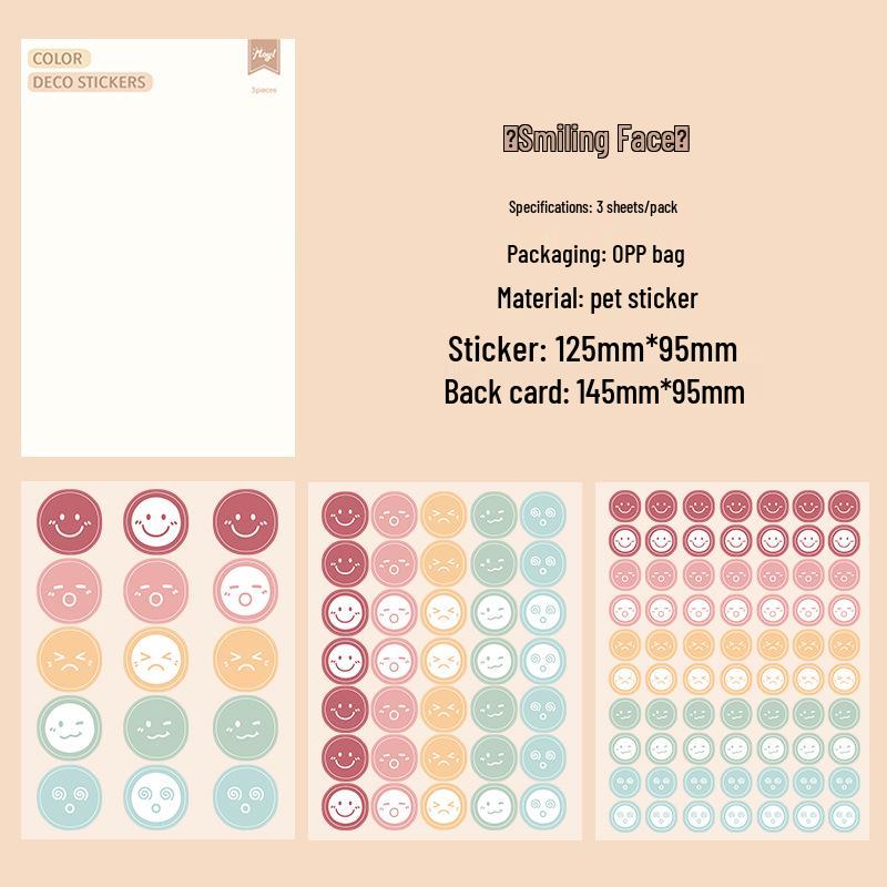 Водонепроницаемые наклейки в горошек в стиле Моранди: Модель системы солевого питания для питомцев для мультфильмов и DIY-украшения чехлов для телефонов