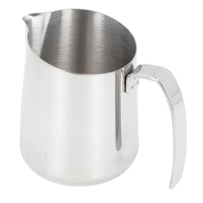 Milk Frothing Pitcher 304 Stainless Steel Creamer Cup Latte Art Coffee Steaming Pitcher with Slant Spout and Scale for