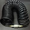 1/4 PE Flexible Compressor Air Hose Practical Pneumatic Tools Accessory Extension Inflating Coil Adapter Quick Couple