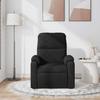 Massage Chair Black Microfiber Fabric
