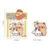 30Sheets Creative Funny Capybara Stickers Toy Kawaii Fashion Stickers Diy Cartoon Lovely Capybara Stickers Children Gifts