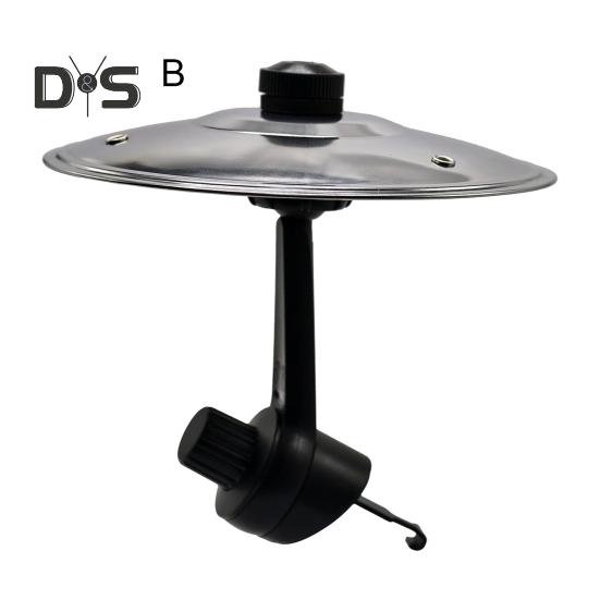 2Pcs Car Vent Mini Drum Crash Cymbal for Car Vent Car Dashboard Percussion Turn Your Ride Into A Rhythm Zone Drummer Car Accessory