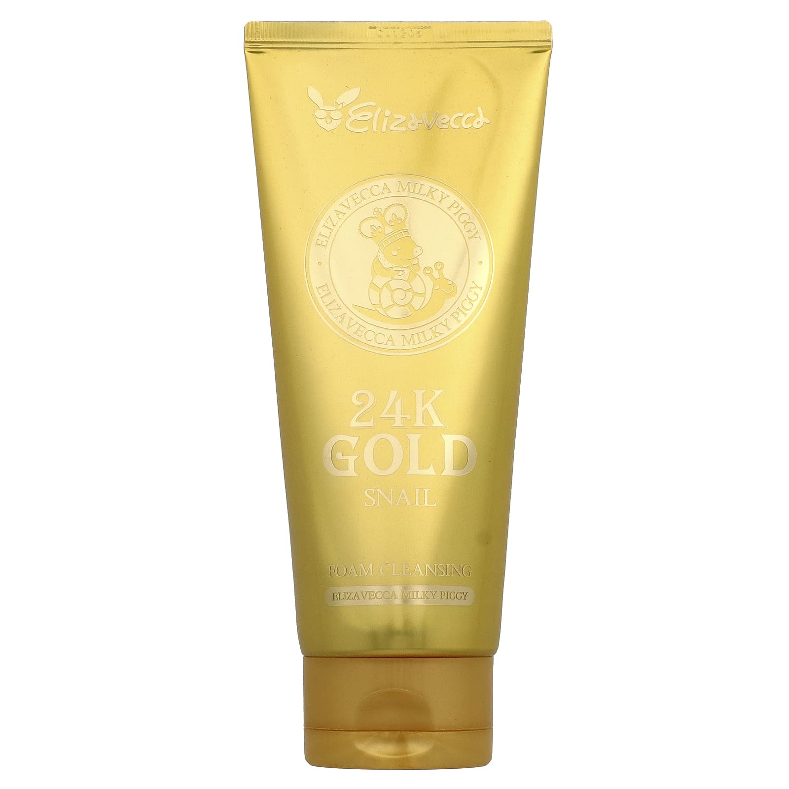 

Milky Piggy, 24K Gold Snail Foam Cleansing, 6.09 Fl Oz (180 Ml)