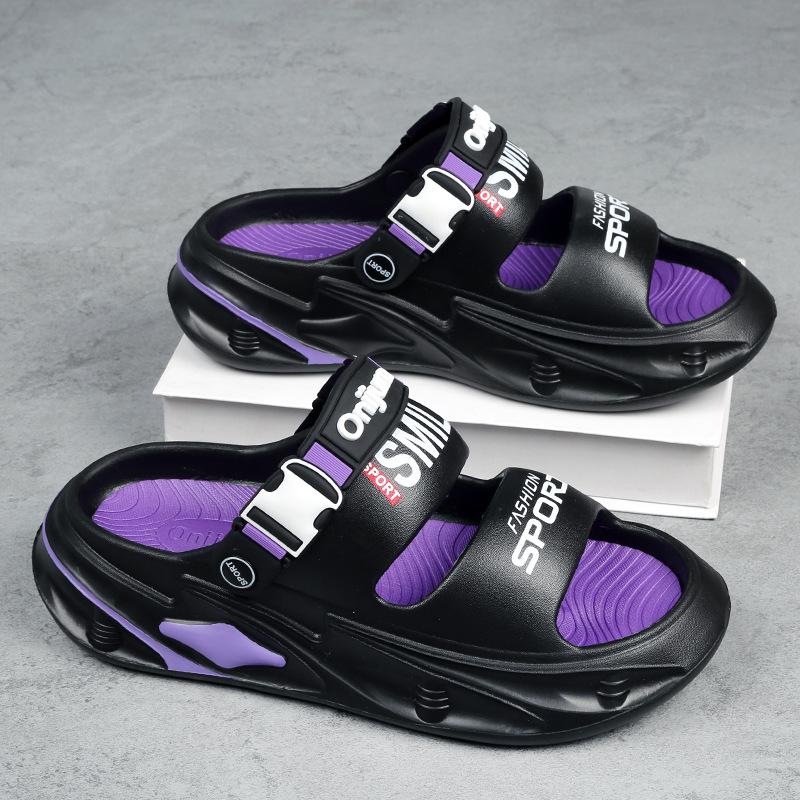 Sandals Summer Hole Shoes Casual Platform Dual Purpose Beach Cool Slippers Sports Vietnam Drag