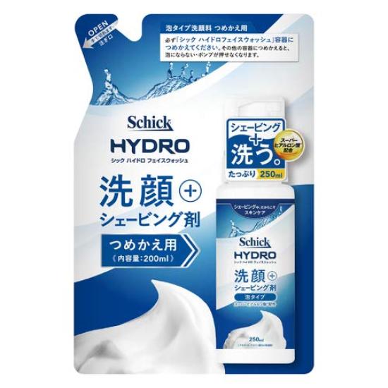 

Schick Hydro Face Wash Shaving Refill 200ml (Facial cleanser, foam)
