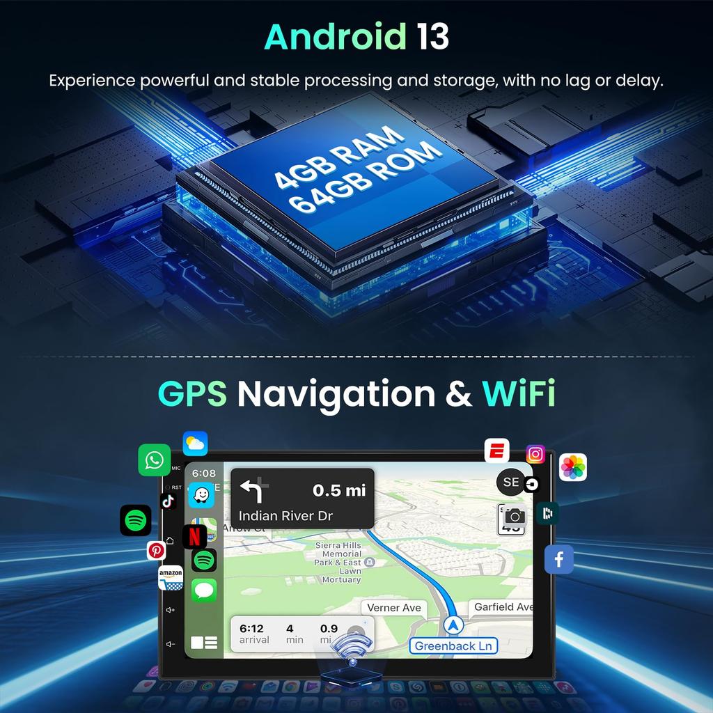 Hodozzy Bilradio Android 4G 64G