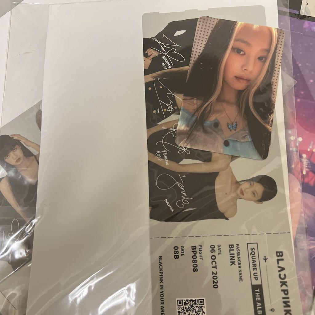 [USED] BLACKPINK THE ALBUM ktown4u bonus trading card Jennie
