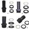 Durable Plastic Water Butt Connector Kit With Nut And Washer Garden Water Tank Overflow Vent