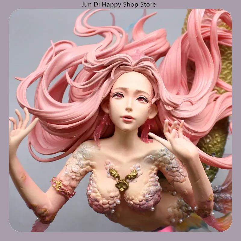 73cm Mermaid Fairy Tale Girl Large Collectible Anime Figure Statue Desktop Decoration Gift for Boys and Girls