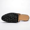 Sommer Strass Halbschuhe Für Herren Kleiderschuhe Pantoletten Herren Pantoletten Leder Halbschuhe Freizeitschuhe Slipper Hausschuhe Ballerinas Sandalen